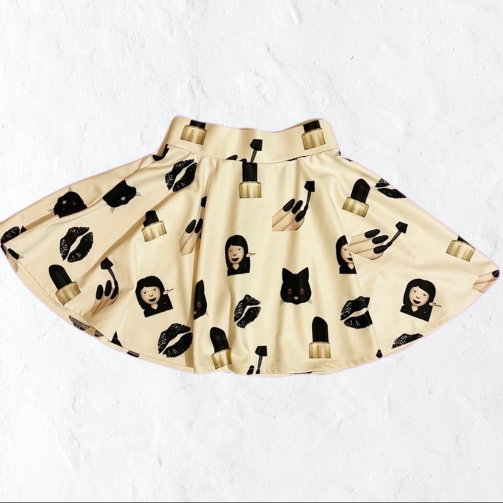 Emo Emoji Skirt